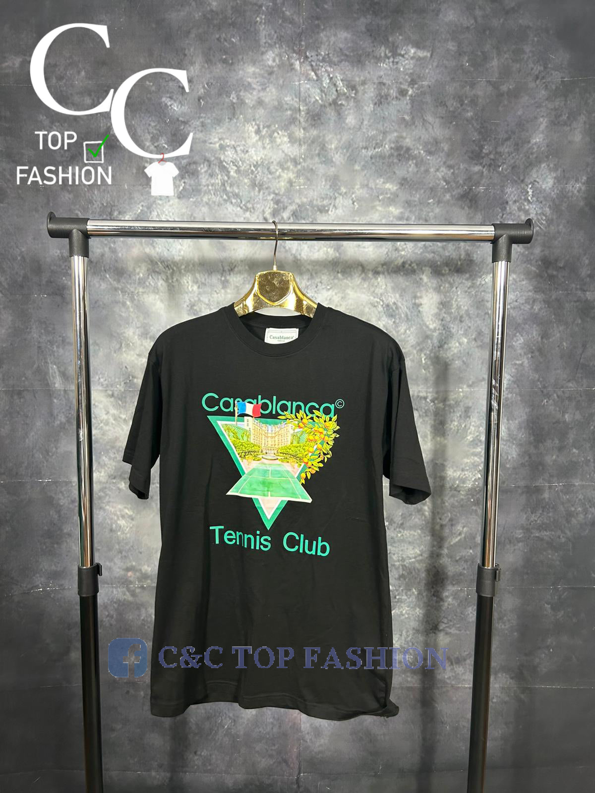 Tricou Casablanca Alb/Negru